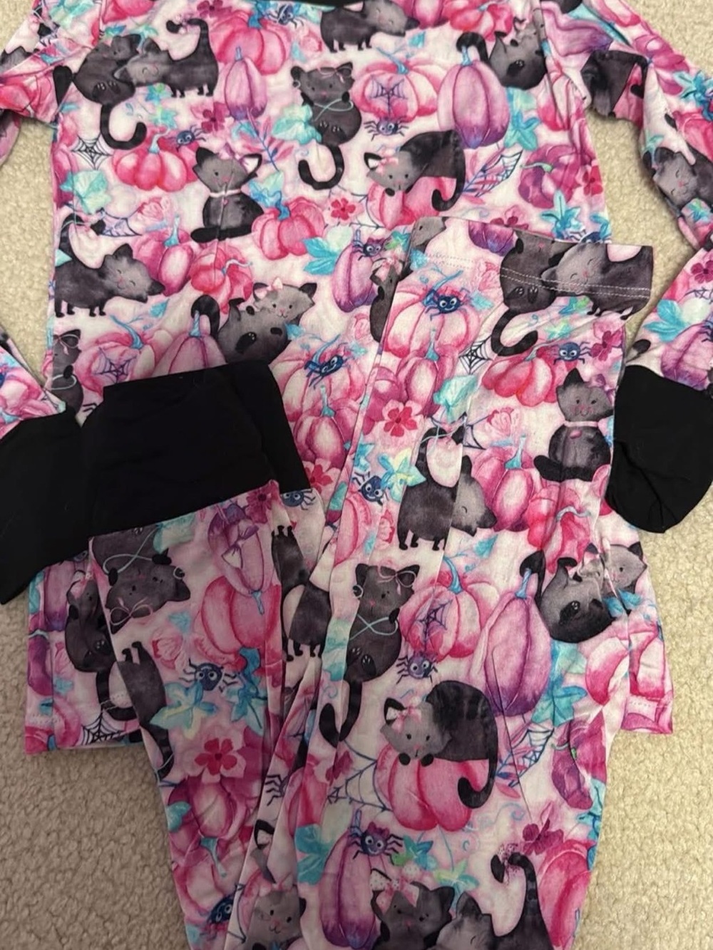 Birdie Bean Girls Halloween Bamboo PJ Set